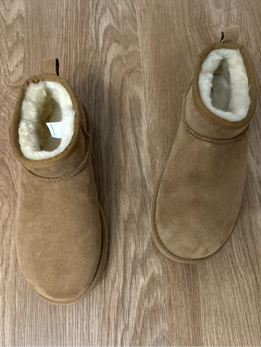 UGG Chestnut Suede Ankle Booties